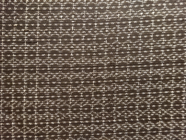 JAPANESE KIMONO / ANTIQUE DORO OSHIMA TSUMUGI MENS KIMONO